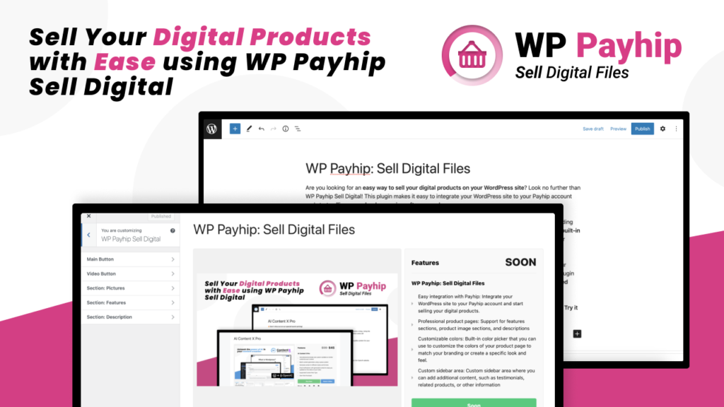WP Payhip: Sell Digital Files